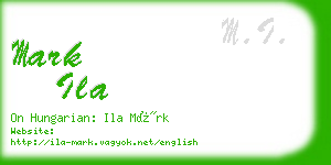 mark ila business card